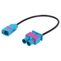 Antennenadapter Doppel FAKRA Stecker (M) auf 1 Fakra...