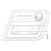 Inbay Wireless Charging Qi  induktive Ladeschale Set für VW T6.1 10 Watt Ersatz Nachrüstung Upgrade