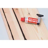 Würth Konstruktionsklebstoff Klebt + Dichtet Schwarz, Tube 70 ml