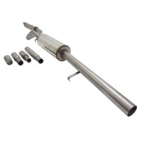 Novus Sportauspuff 55mm Anlage Edelstahl für VW...