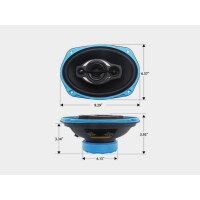 Recoil Echo Lautsprecher Coaxial 3-Wege RCX694 6x9 Zoll/35W RMS
