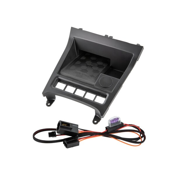 INBAY VW Eos / Golf 5 / 6 / Jetta 5 / Scirocco 3 Qi Induktion Ladestation Ablage Mittelkonsole Ladefach 15 Watt