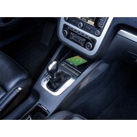 INBAY VW Eos / Golf 5 / 6 / Jetta 5 / Scirocco 3 Qi Induktion Ladestation Ablage Mittelkonsole Ladefach 15 Watt