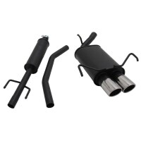 Novus Sportauspuff Anlage Stahl Corsa C 2x76mm SR-Design