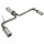 Novus Edelstahl Sportauspuff für Alfa Romeo Giulietta 940 2x90mm Duplex