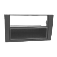 Radioblende AUDI (A4 B7), schwarz, 2007 bis 2009