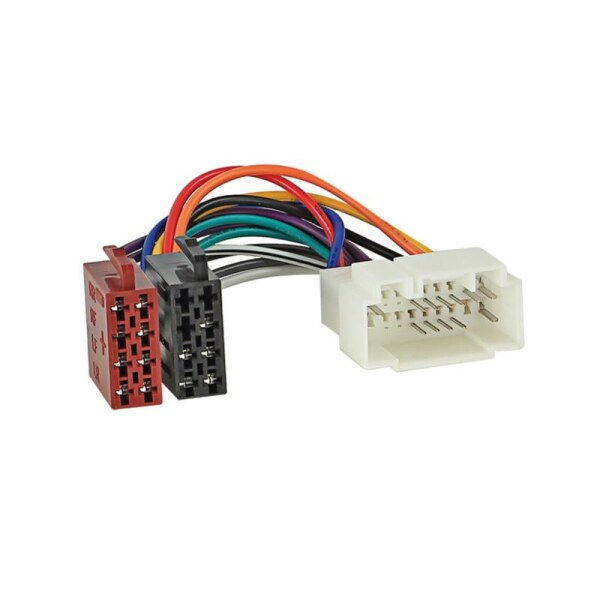 Radioadapter Fiat, Honda, Nissan, Opel, Suzuki auf ISO (Spannung + 4 Lautsprecher)
