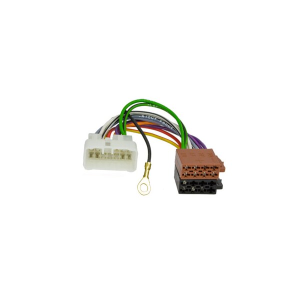 Radio-Adapterkabel SUBARU,SUZUKI auf ISO (Spannung + 4 Lautsprecher)