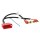 MINI-ISO Stecker 20-polig auf 4 Cinch mit Remote, verg. Cinch-Stecker