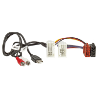 Radio-Adapterkabel HYUNDAI  AUX und USB auf ISO (Spannung...