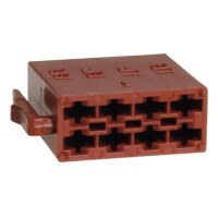 ISO-Lautsprecher Buchse Gehäuse 8 PIN braun