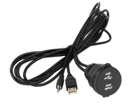 USB Klinke 3,5 mm Einbau Buchse Adapter Kabel Anschluss...
