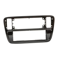 VW up 1-DIN Radioblende Hochglanz schwarz piano black
