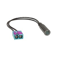 Antennenadapter Doppelfakra (M) auf DIN Kupplung (F)
