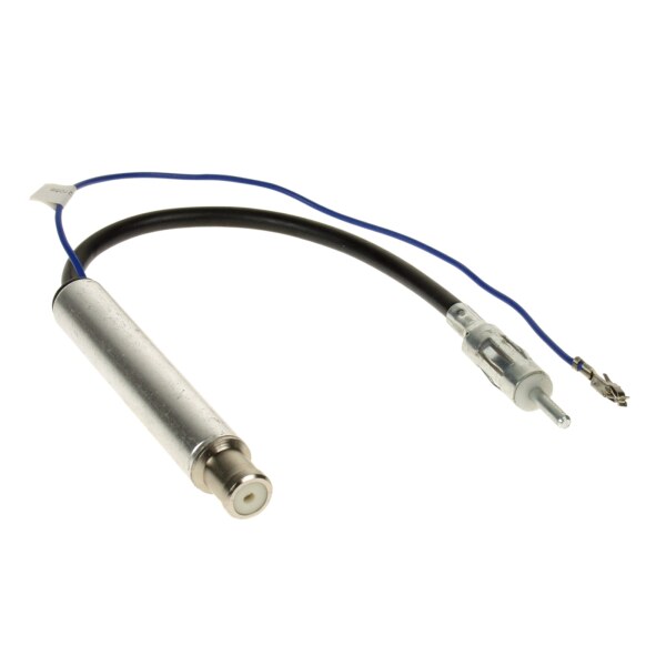 Antennenadapter für Audi, Seat, Skoda, VW ISO auf DIN mit Phantomeinspeisung