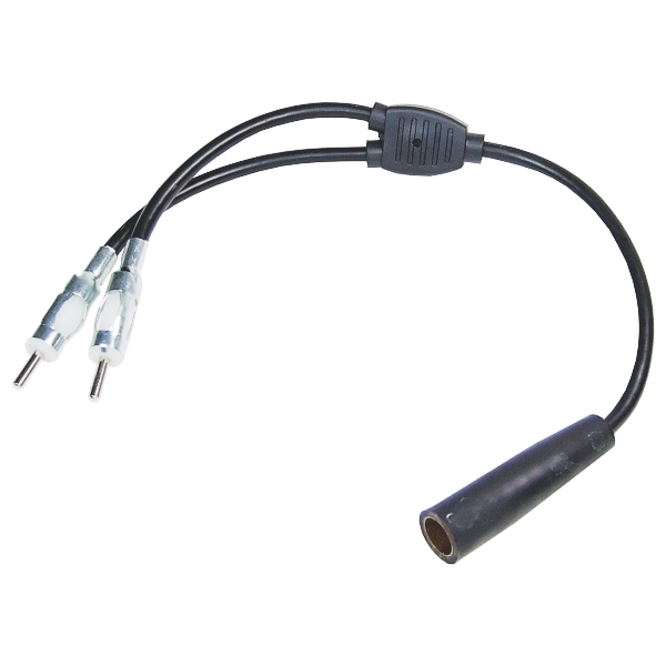 Antennenadapter DIN-Kupplung >2xDIN-Stecker (2 Antennen oder TMC)