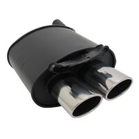 Novus Sportauspuff Mercedes SLK R170 2x85/58mm AM-Design