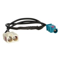 Antennenadapter Fakra Stecker (M) auf Doppelfakra Buchse (F)