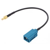 Antennenadapter FAKRA Buchse (F) auf SMB Stecker (M)