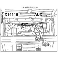 AUX IN Adapter 3PIN für BMW BM54 E39, E46, E38, E53...