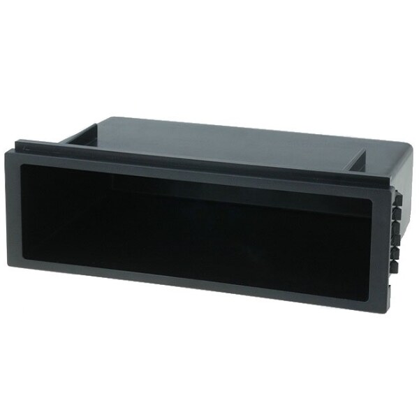 1-DIN Radioblende für VW T4 T5 Polo 9N Lupo Golf 4 Passat, schwarz