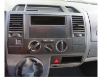 1-DIN Radioblende f&uuml;r VW T4 T5 Polo 9N Lupo Golf 4 Passat, schwarz