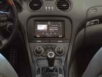 Doppel DIN Radioblende f&uuml;r Mercedes SL R230 Facelift