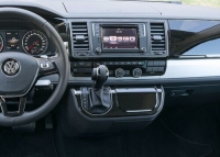 1-DIN Radioblende mit Ablagefach für VW T5 Facelift...