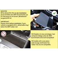Inbay VW T-Roc (Typ A1)  ab 2017  Qi Induktion 15 Watt Ladestation Ablage Mittelkonsole Ladefach
