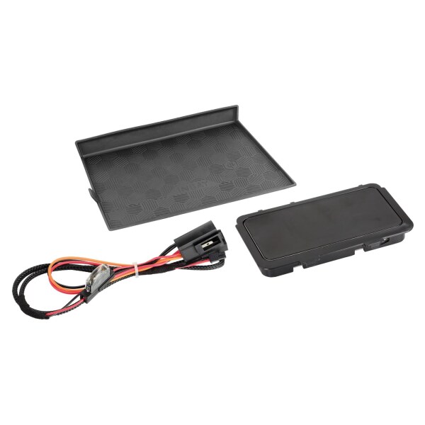Inbay VW Tiguan II / Allspace ab 2016  Qi Induktion Ladestation Ablage Mittelkonsole Ladefach 10 Watt