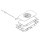 Inbay Qi Induktion Universal Ladefach Nachrüstkit 3 Spulen 12V Kabel / Lichtleiter 10W