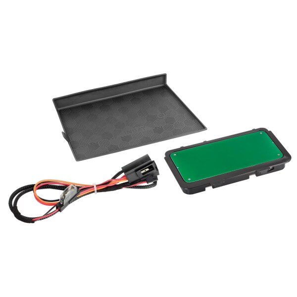 Inbay VW Tiguan II / Allspace ab 2016  Qi Induktion Ladestation Ablage Mittelkonsole Ladefach 15 Watt