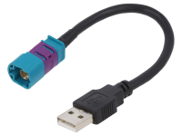 Adapter HSD Stecker auf USB-A Stecker Z-codiert